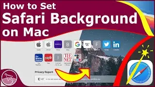How to Set Start Page Background Image in Safari - Mac OS Big Sur | 2021
