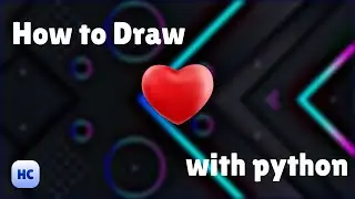 Draw heart with python