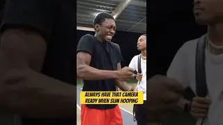 Bro kept missing every clip #dunked #slamdunk #vertical  #basketball