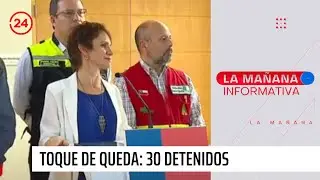Incendios forestales: 30 detenidos en primera noche con toque de queda | 24 Horas TVN Chile