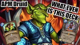 This deck is actually KINDA HARD | APM Druid | Festival of Legends | Wild Hearthstone