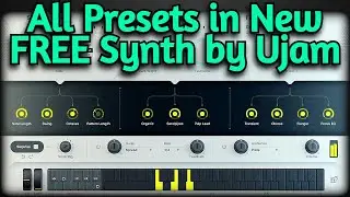 Cool New FREE SYNTH Plugin & Vst Instrument by Ujam - Usynth Drive - All Presets Playthrough