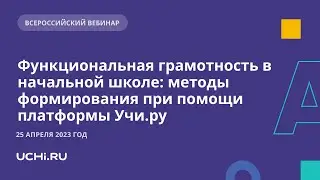 Функциональная грамотность в начальной школе: методы формирования при помощи платформы Учи.ру