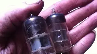 Разбор радиолампы 6CC41 (Tesla)