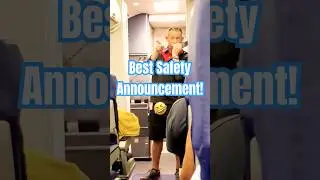 The World’s FUNNIEST Flight Attendant! 😂