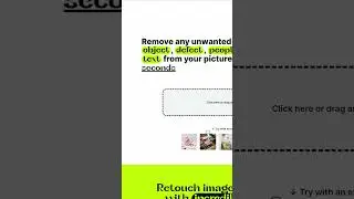 remove objects from a photo 