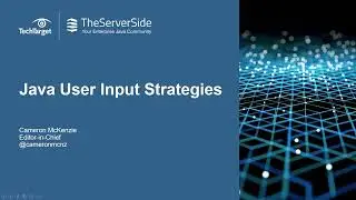Java User Input Strategies