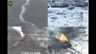 Nearly 30 Russian Vehicles Destroyed Near Terny in January: Before Leaving Russian Occupied Land!