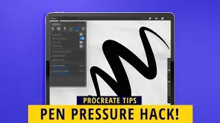 Pen Pressure HACK In Procreate (Procreate Tutorial)