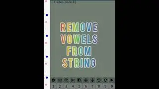 Remove all Vowels from string | C program | 