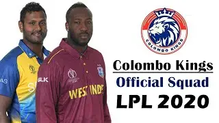 Colombo Kings Official Team Squad LPL 2020 | Colombo Kings Full Players list lpl 2020