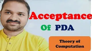 Acceptance of PDA || Language accepted by pda || Theory of computation || TOC