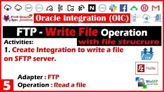 FTP : 5 - Write File | How to write file on SFTP server with file structure