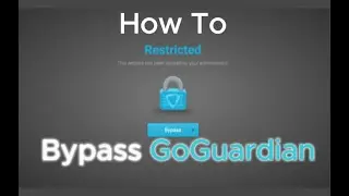 How To Bypass GoGuardian - By A Memeber of WolfUnblock Community