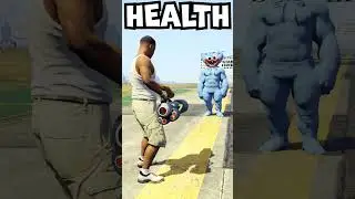 MUSCLE HUGGY WUGGY vs KILLY WILLY in GTA 5! (BATTLES) #shorts