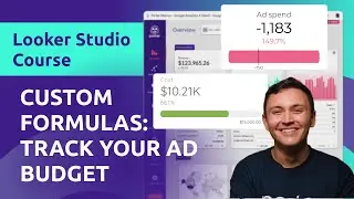 Track your ad spend vs Budget target with custom formulas on Google Looker Studio (2024)