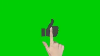 YouTube Like Button Green Screen with Background Sound | No Copyright & Free Download