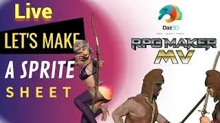 Making Character Sprite Sets (RPG Maker MV | Daz Studio)