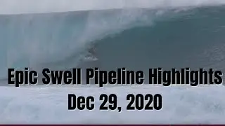 Surfline 8-14 feet Epic Swell Pipeline Surf Highlights Dec 29, 2020 Raw 4K