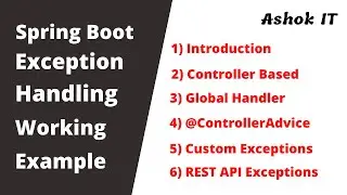 Spring Boot | Exception Handling  In Rest API | Part-05 | Ashok IT