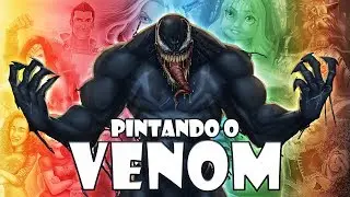 Pintei o Venom! - Pintura Digital