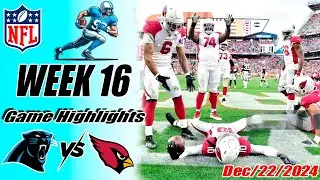 Arizona Cardinals Vs.Carolina Panthers WEEK 16 Game 3rd-QTR Highlights | NFL 2024 Season