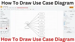 How To Draw Use Case Diagram using draw.io | In Hindi