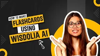 How to make Flashcards using Wisdolia
