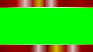 Green Screen Lower & Upper Third Border ||Wedding Border Frame ||Red & Yellow Masking Animated Frame