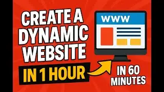 Create a Dynamic Website with PHP & MySQL in 1 Hour | Complete Beginner Tutorial