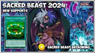 New Sacred Beast Supports 2024 , BROKEN 16.000 ATK OTK !!  [ Yu-Gi-Oh Duel Links ]