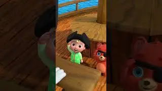 Come Aboard JJ's Pirate Ship! | Play with JJ and Animals! | JJ's Animal Time & Kids Songs 