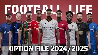 PES 2021 SMOKE PATCH FOOTBALL LIFE OPTION FILE 2024/2025