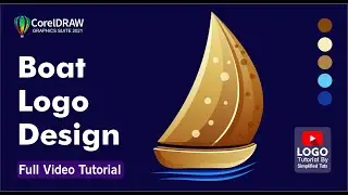 Boat Logo Design Tutorial | Logo Design in CorelDraw | By Ashish Rastogi | Simplified Tuts