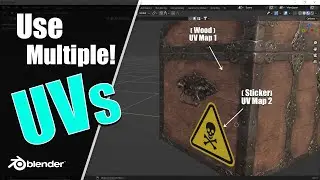 How to Add Multiple UV Maps To Object In Blender