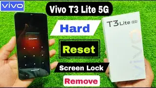 Vivo T3 Lite 5g Hard Reset & Remove All Type Password Pattern Lock | Vivo T3 Lite 5g Lock Kaise Tode