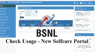 How to Check BSNL Broadband Usage - New Selfcare Portal