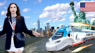 Cel mai RAPID TREN din America! Viața REALĂ în New York 🗽