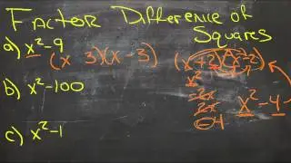 Factoring the Difference of Squares: An Explanation (Algebra I)