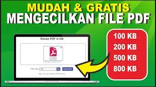 Cara Kompress File PDF  ( 100 Kb 200 Kb,500Kb, dan 800 Kb) | Mengecilakn Ukuran File PDF