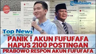 🔴 Respon Prabowo Soal Akun Fufufafa , Warganet Heran Akun Tak Sekalipun Senggol Joko Mulyono Widodo