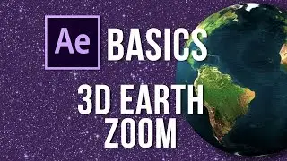 Simple 3D earth zoom tutorial - Adobe After Effects