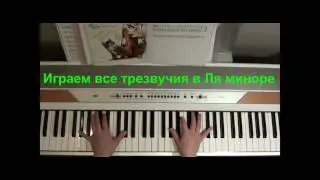 УПРАЖНЕНИЯ В ТОНАЛЬНОСТИ ЛЯ МИНОР