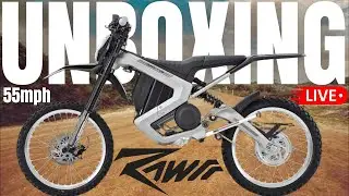 LIVE: 72V RAWRR Mantis Unboxing & Q&A | Street Legal 9500W Electric Dirtbike!