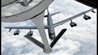 340th EARS & KC-135 refuels F-22 Raptors & E-3 Sentry