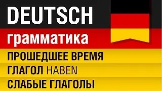 Прошедшее время. Слабые глаголы. Глагол haben. Немецкий Урок 7/31. Елена Шипилова.