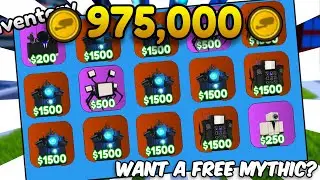 Spending $100,000 Coins in Bathroom Tower Defense! Toilet Tower Defense Deleted #roblox