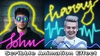 Scribble Animation Effects on Photo | Name Editing