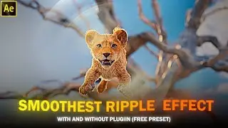 Smoothest ripple effect + Free Preset ; after effects