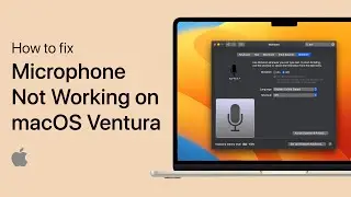 How To Fix Microphone Not Working on Mac OS Ventura